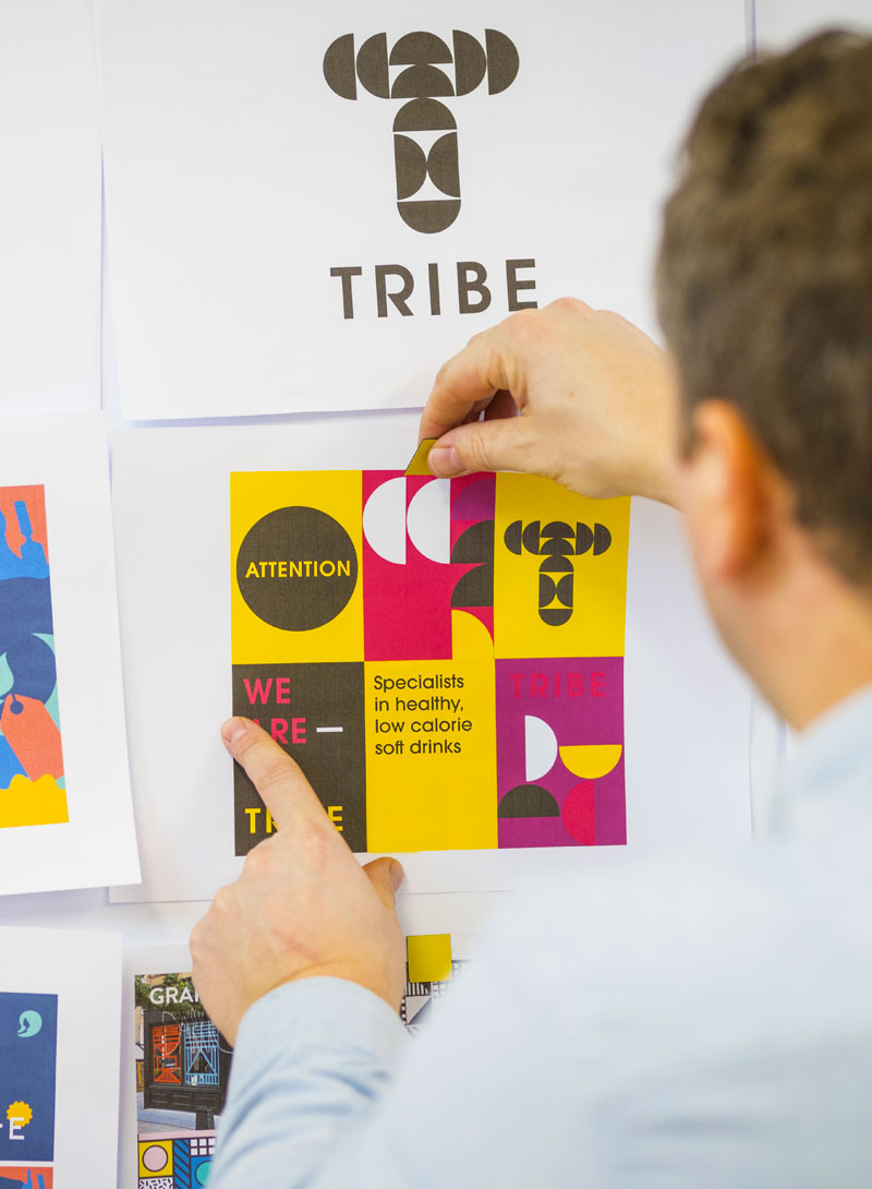 Creative image from Tidy Studio showing design development work